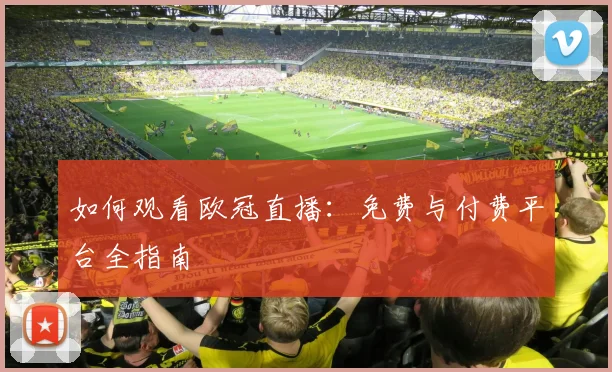 如何观看欧冠直播：免费与付费平台全指南